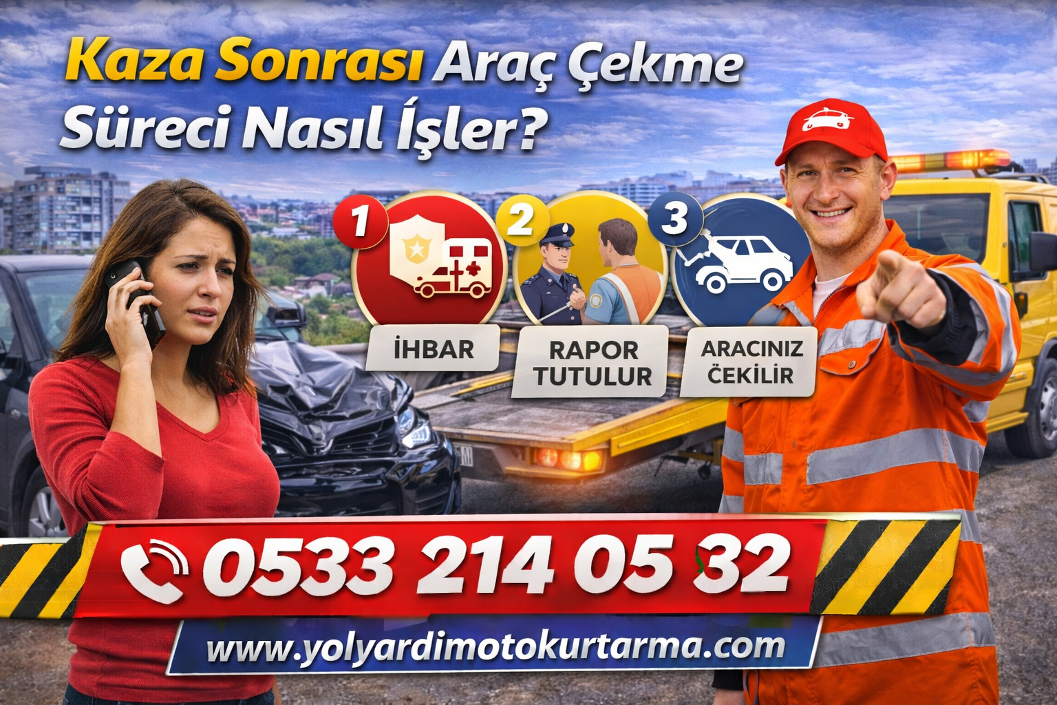 Kaza Sonrası Araç Çekme Süreci Nasıl İşler?