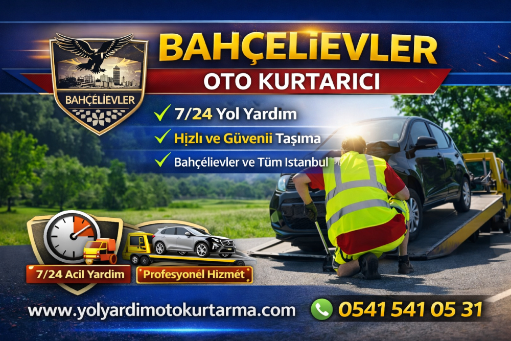 Bahçelievler oto kurtarıcı hizmeti, kaza sonrası araç kurtarma ve taşıma operasyonu