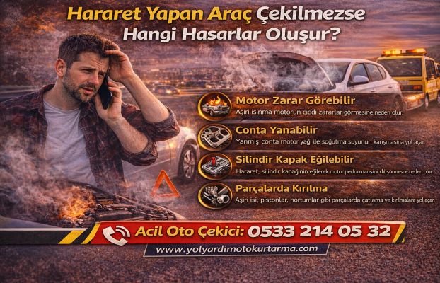 Hararet Yapan Araç Çekilmezse Hangi Hasarlar Oluşur?