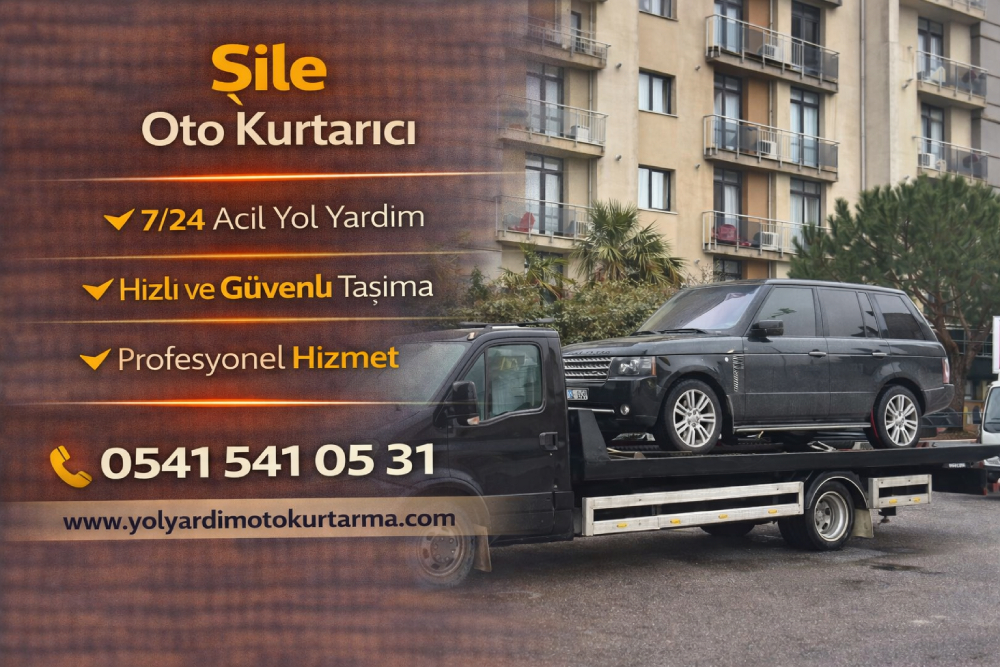 Şile oto kurtarıcı hizmeti ile arızalı aracın güvenli şekilde çekilmesi