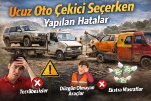 Ucuz Oto Çekici Seçerken Yapılan Hatalar