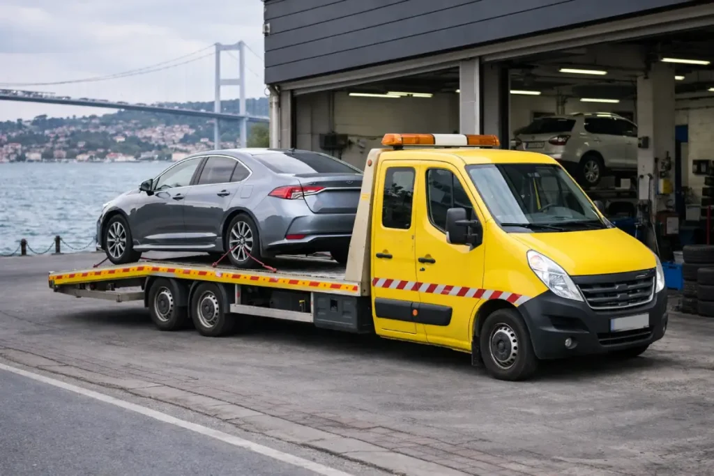 Beylerbeyi acil oto çekici 7/24 yol yardım Üsküdar hızlı çekici hizmeti