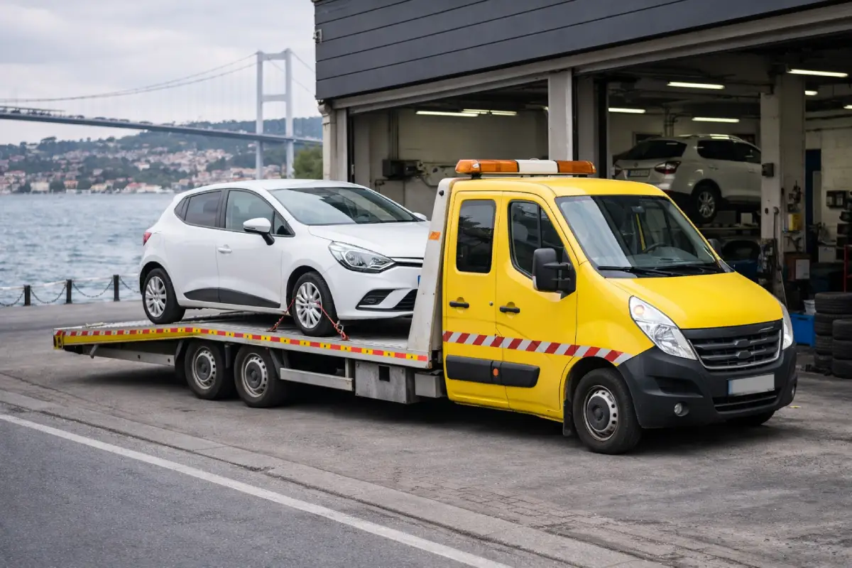 Beylerbeyi oto çekici İstanbul Üsküdar araç taşıma yol yardım çekici hizmeti