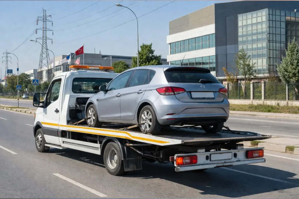 Dudullu OSB’de 7/24 oto çekici hizmeti ile yolda kalan araçlara hızlı müdahale