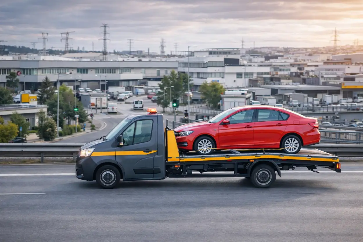 Dudullu Organize Sanayi oto çekici hizmeti ile arızalı ve kazalı araçların güvenli taşınması