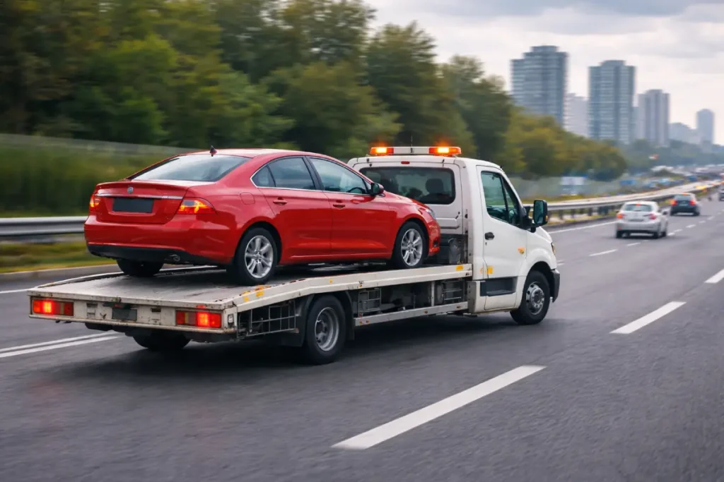 E5 karayolu çekici hizmeti arızalanan aracın oto çekici ile taşınması E5 yol yardım ve araç kurtarma