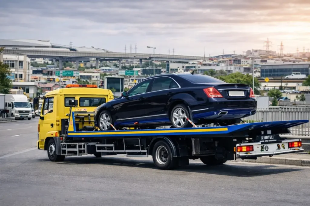İkitelli OSB oto kurtarma hizmeti ile kazalı ve arızalı araçların güvenli şekilde kurtarılması