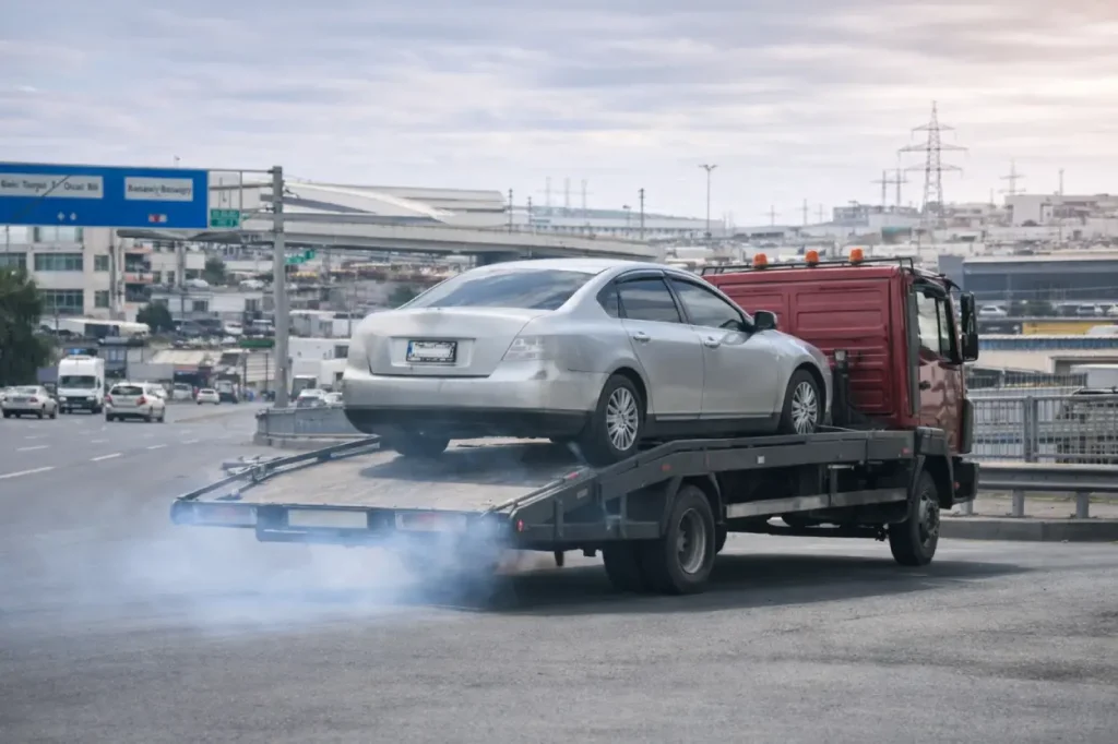 İkitelli OSB’de 7/24 oto çekici hizmeti ile yolda kalan araçlara hızlı müdahale
