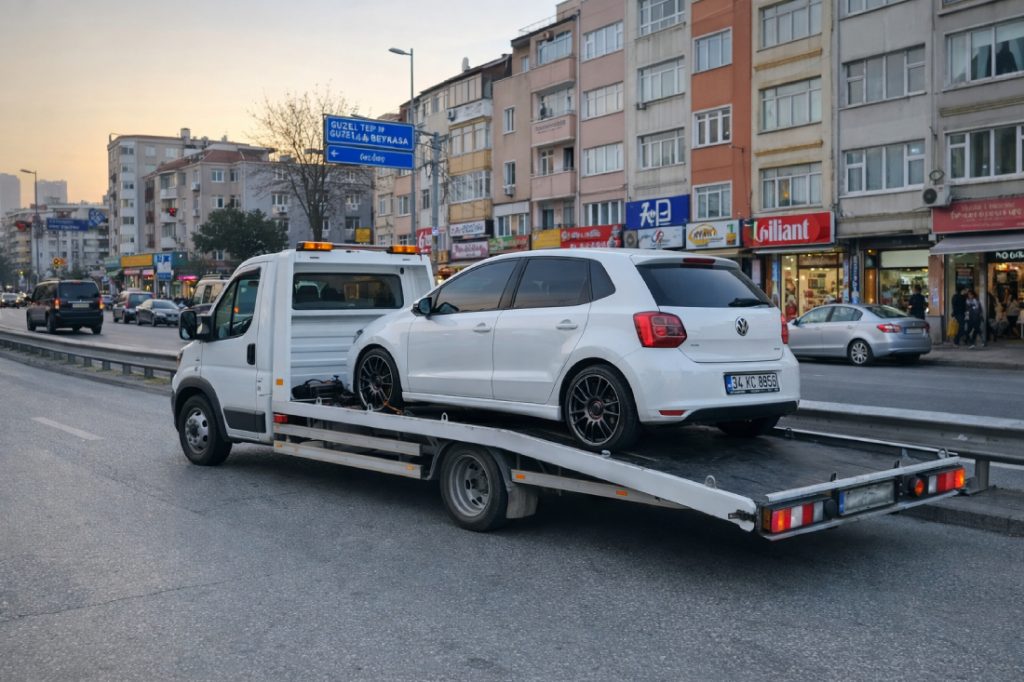 Küçükköy oto kurtarıcı aracı ile arızalı veya kazalı aracın İstanbul Küçükköy bölgesinde 7/24 güvenli şekilde taşınması