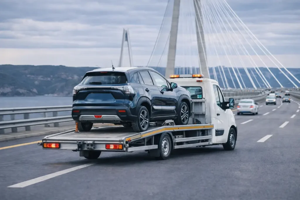 Yavuz Sultan Selim Köprüsü çekici hizmeti oto kurtarma aracı ile araç taşıma ve yol yardım