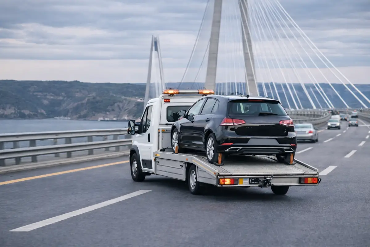 Yavuz Sultan Selim Köprüsü çekici hizmeti oto kurtarma aracı ile araç taşıma ve acil yol yardım