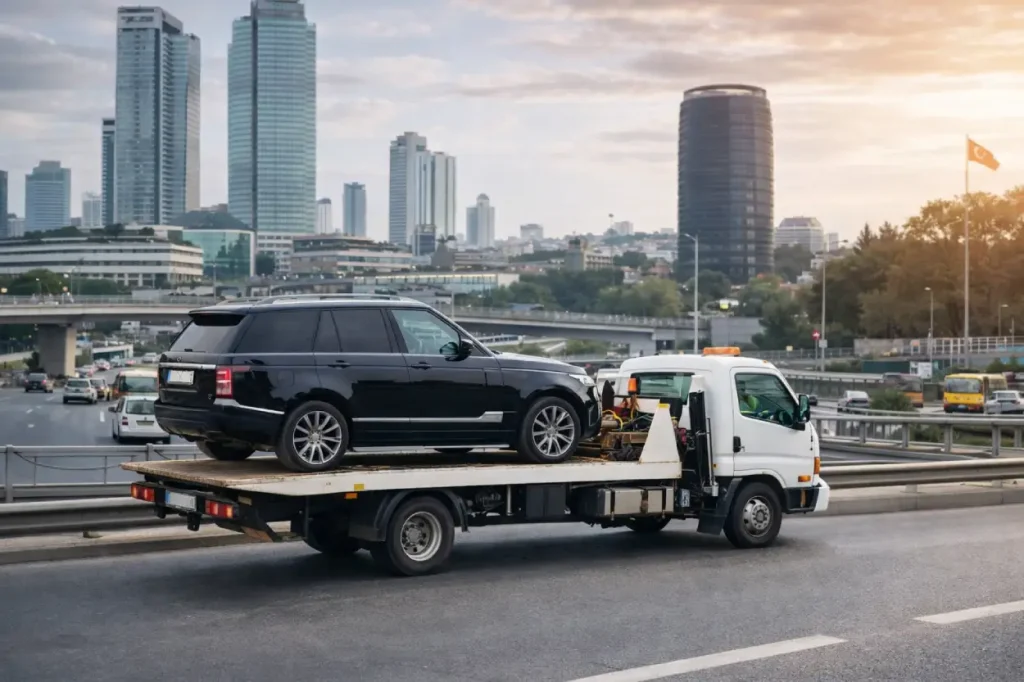 Zincirlikuyu’nda 7/24 oto çekici hizmeti ile yolda kalan araçlara hızlı müdahale