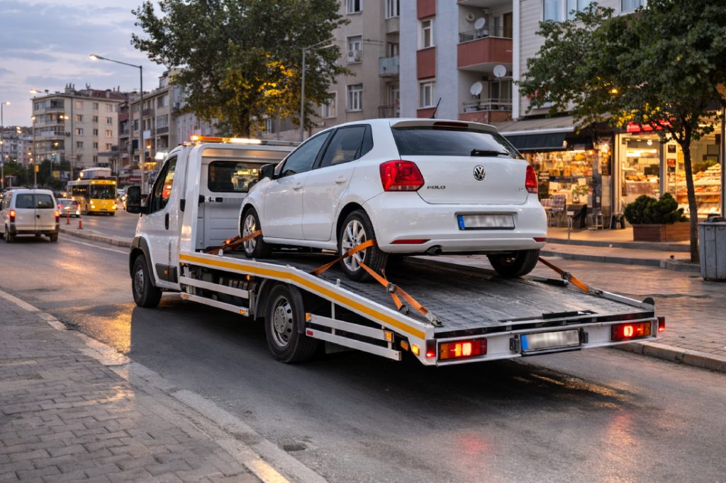 Bayrampaşa oto kurtarıcı çekici aracı ile arızalı otomobilin 7/24 güvenli şekilde taşınması ve acil yol yardım hizmeti