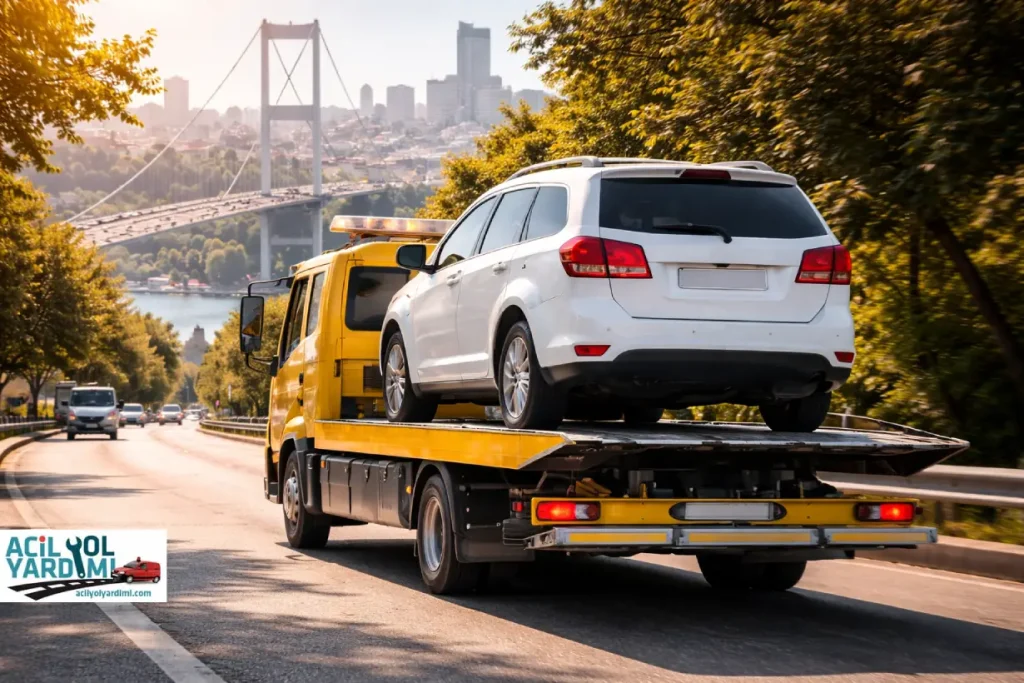 İstanbul içinde profesyonel araç taşıma hizmeti oto çekici ile güvenli araç nakli
